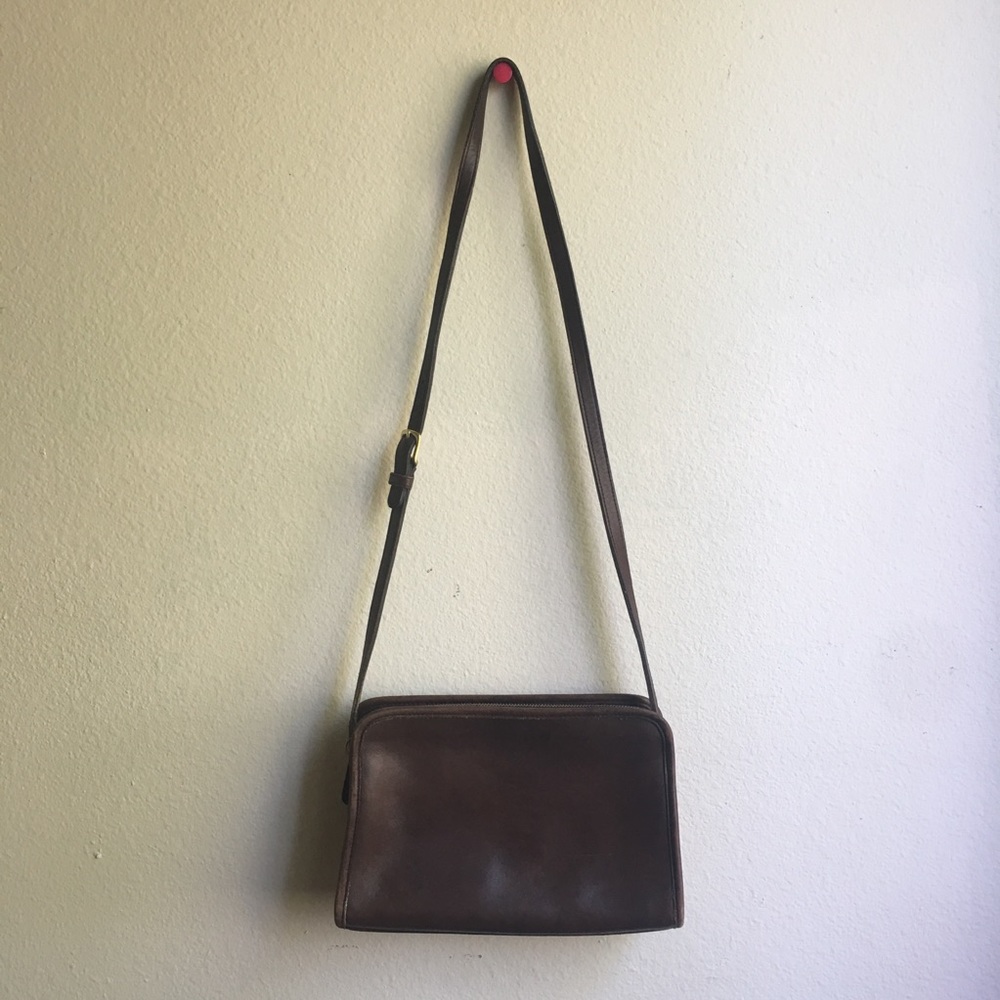 Vintage Coach Made in USA leather bag in Brown